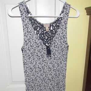 Daisy Floral and Lace Romper